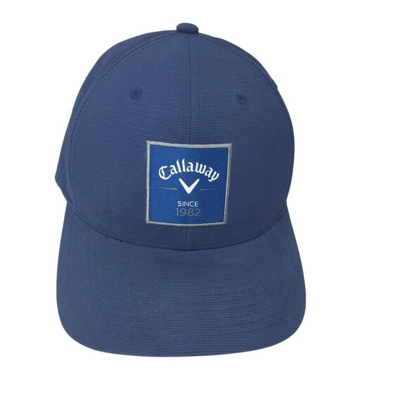 Callaway Flexfit Snapback Baseball Cap Navy Blue Golf Cap - Picture 1 of 7